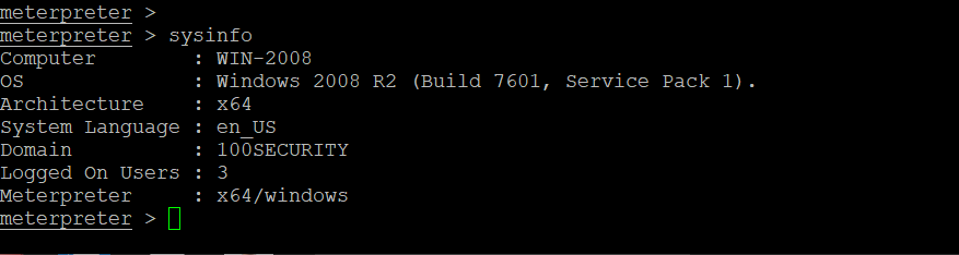 EternalBlue Exploit Screenshot